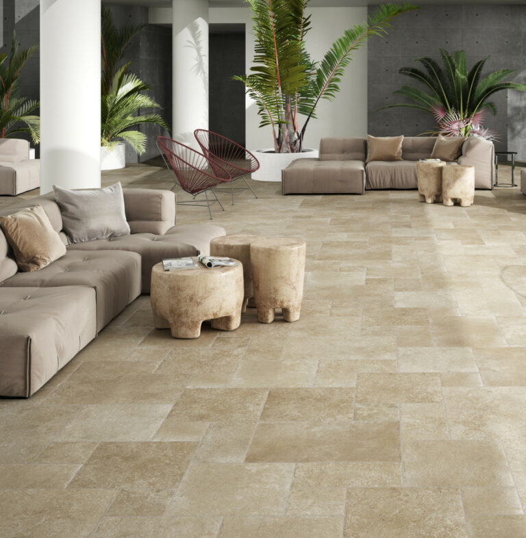 carrelage en travertin