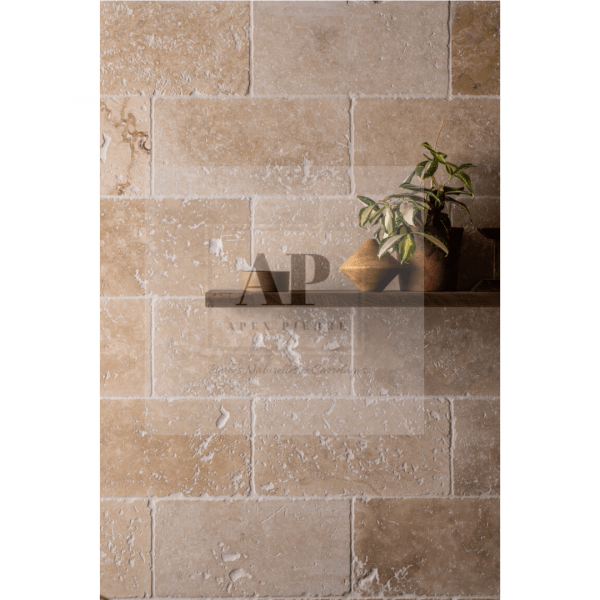 Travertin 20x40x1,2cm 2ième choix Nuancé - Vendu au m2 – Image 3