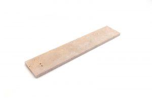 Plinthe Travertin 40,6 x 10 x 1,2cm 1er choix clair prémium - Vendu au Mlineaire