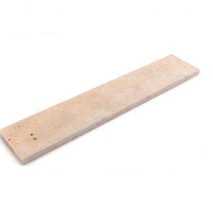 Plinthe Travertin 40,6 x 10 x 1,2cm 1er choix clair prémium – Vendu au Mlineaire