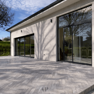 Travertin Chevron 1er Choix Silver 1,2cm  – Vendu au m2